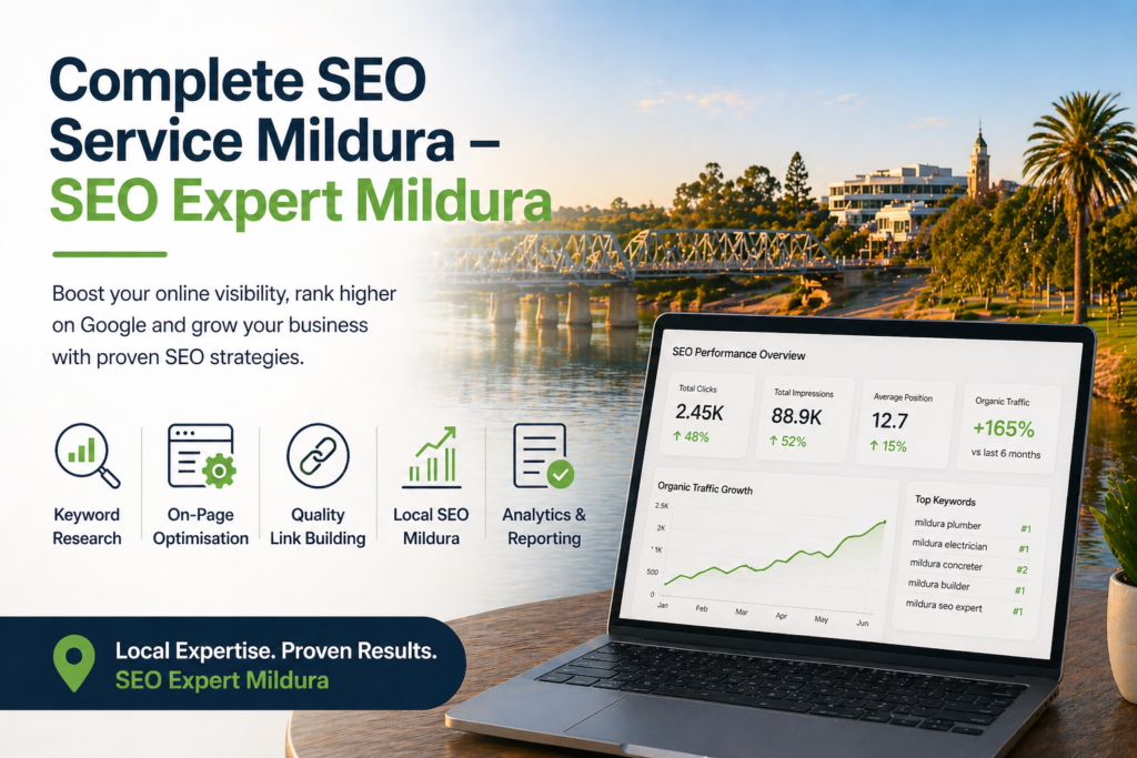 complete seo service mildura – seo expert mildura