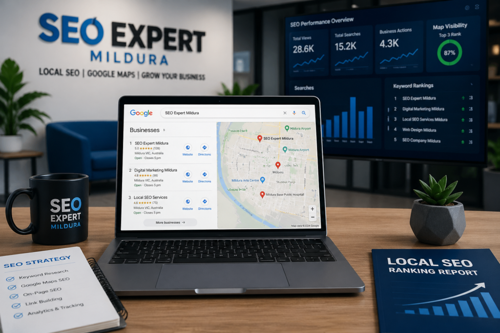 google maps ranking seo service mildura