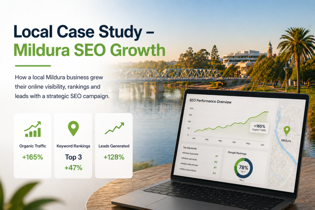 local case study – mildura seo growth