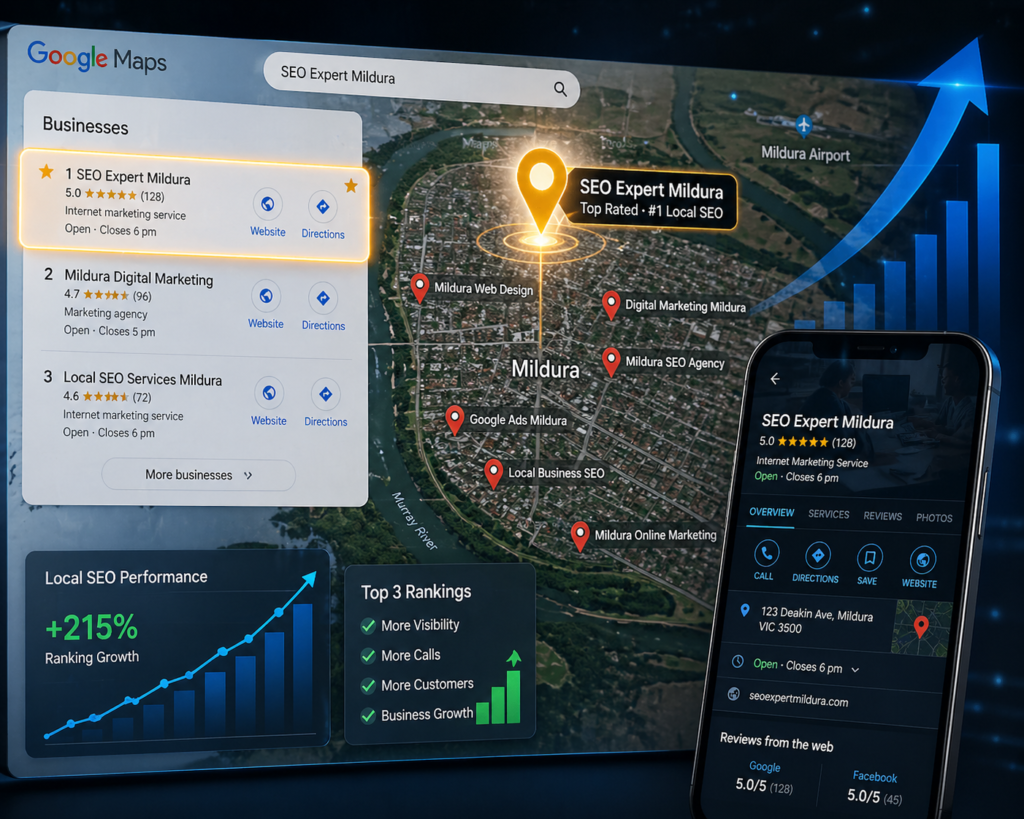 what’s included in our google maps ranking seo service mildura
